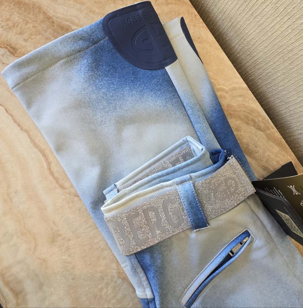 Goldbergh Blanchi Ski Pants Denim Jeans Blue Ciel Goldbergh Blue Ski Pants - Picture 13 of 16